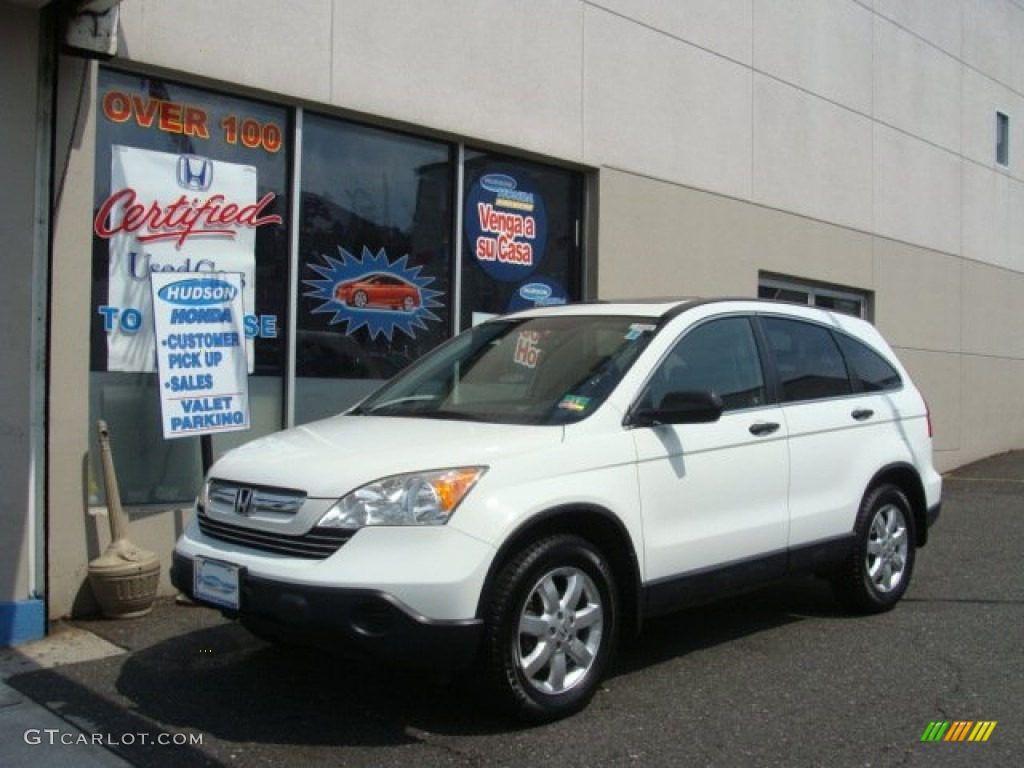 2007 CR-V EX 4WD - Taffeta White / Gray photo #1