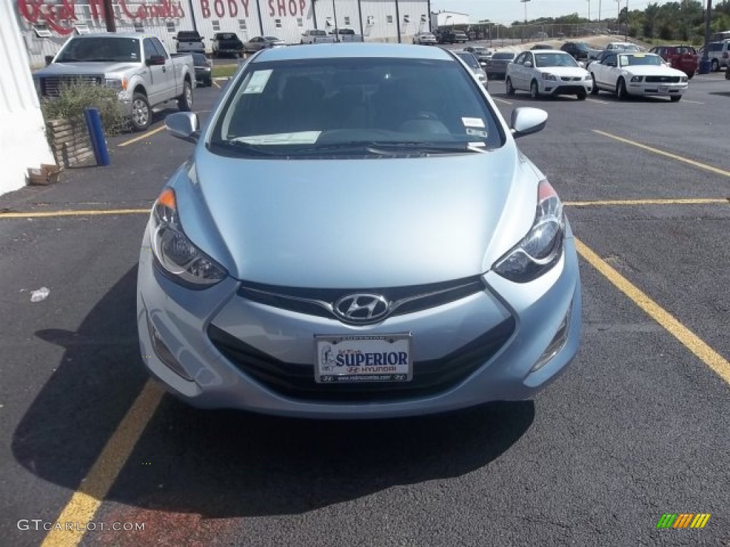 2013 Elantra Coupe GS - Blue Sky Metallic / Gray photo #1