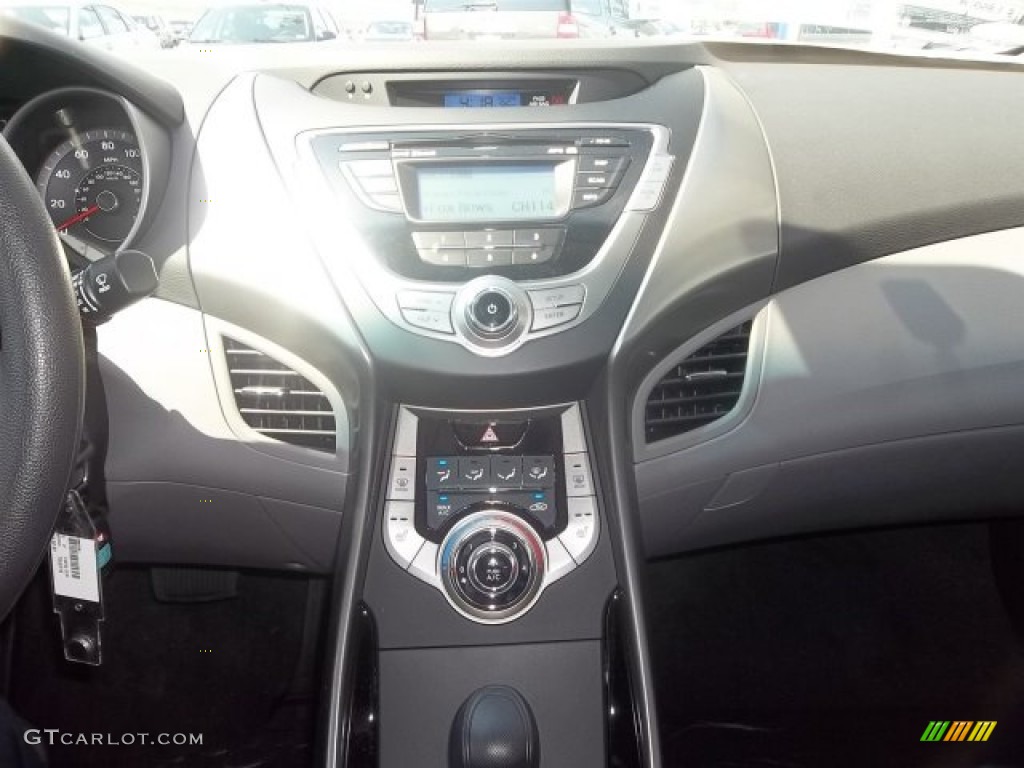 2013 Elantra Coupe GS - Blue Sky Metallic / Gray photo #11
