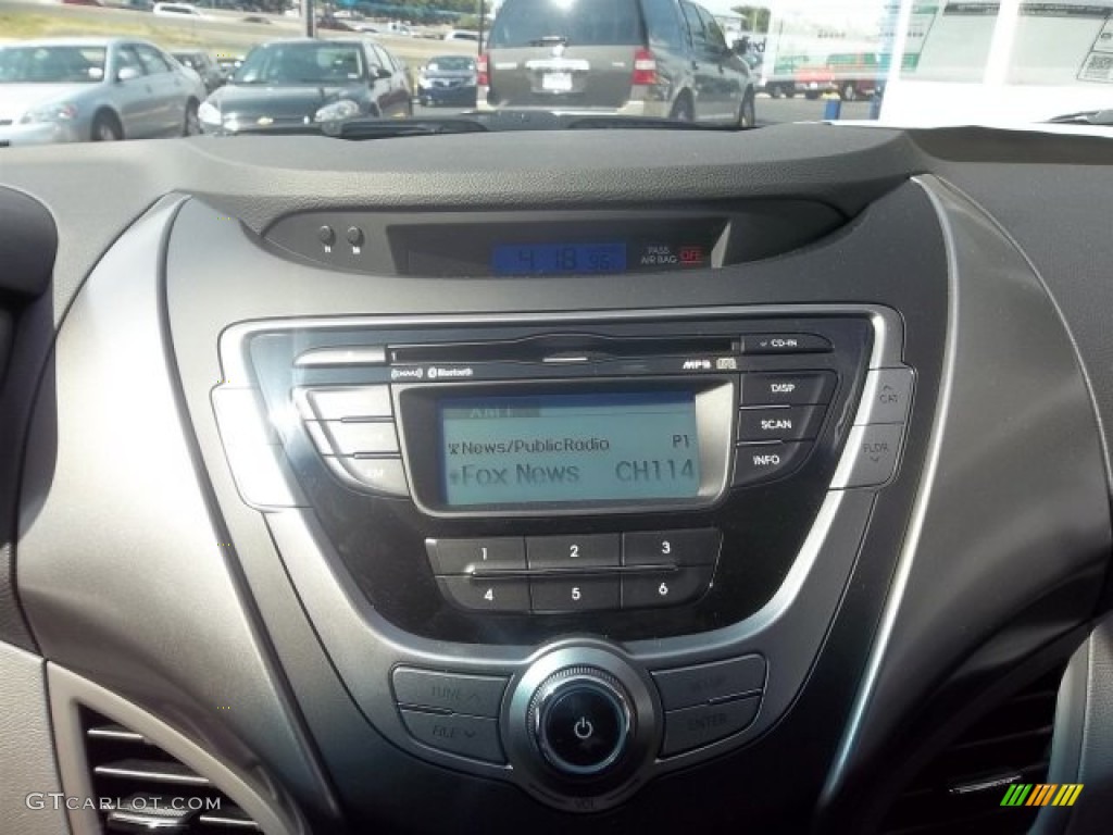 2013 Elantra Coupe GS - Blue Sky Metallic / Gray photo #12