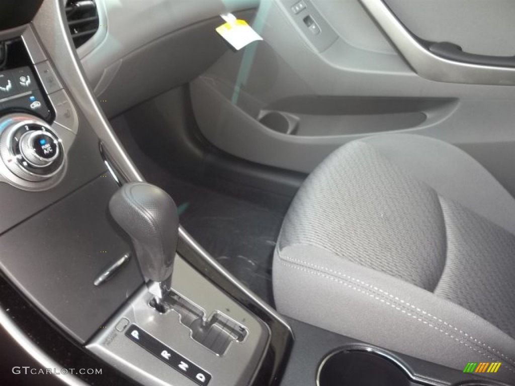 2013 Elantra Coupe GS - Blue Sky Metallic / Gray photo #14