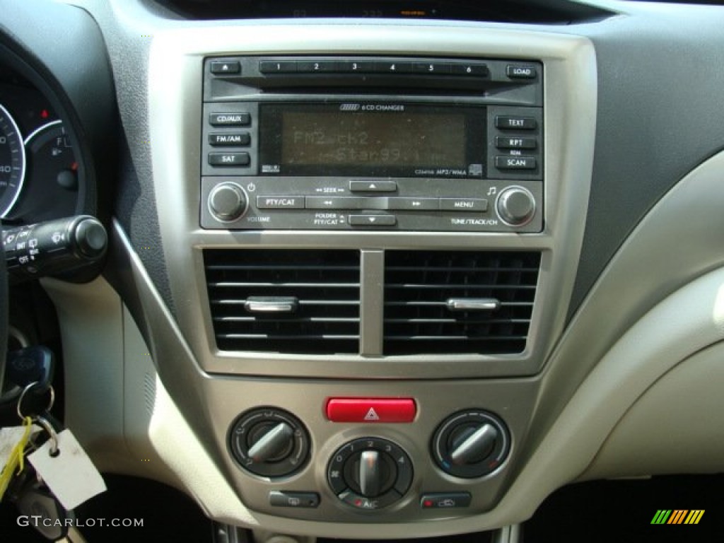 2009 Impreza 2.5i Premium Wagon - Satin White Pearl / Carbon Black photo #12