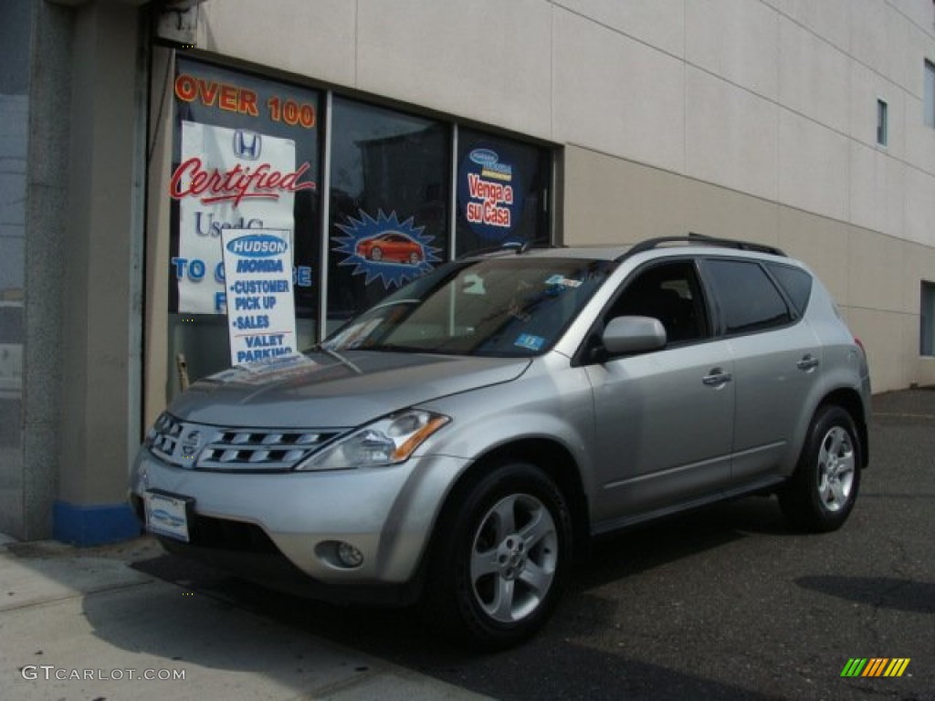 2003 Murano SL AWD - Sheer Silver Metallic / Charcoal photo #1