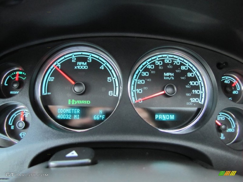 2009 GMC Yukon Hybrid 4x4 Gauges Photo #69860998