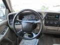 Tan 2001 Chevrolet Silverado 1500 LS Crew Cab 4x4 Steering Wheel