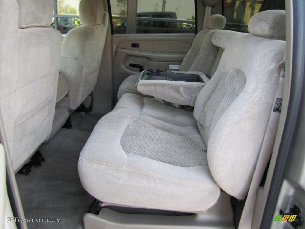Tan Interior 2001 Chevrolet Silverado 1500 LS Crew Cab 4x4 Photo #69861781