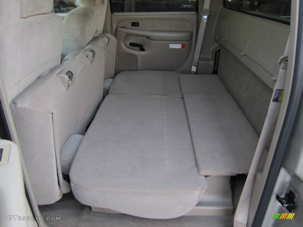 2001 Chevrolet Silverado 1500 LS Crew Cab 4x4 Rear Seat Photo #69861796