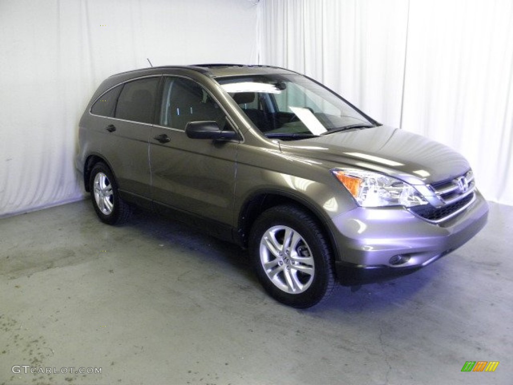 2010 CR-V EX AWD - Urban Titanium Metallic / Black photo #1