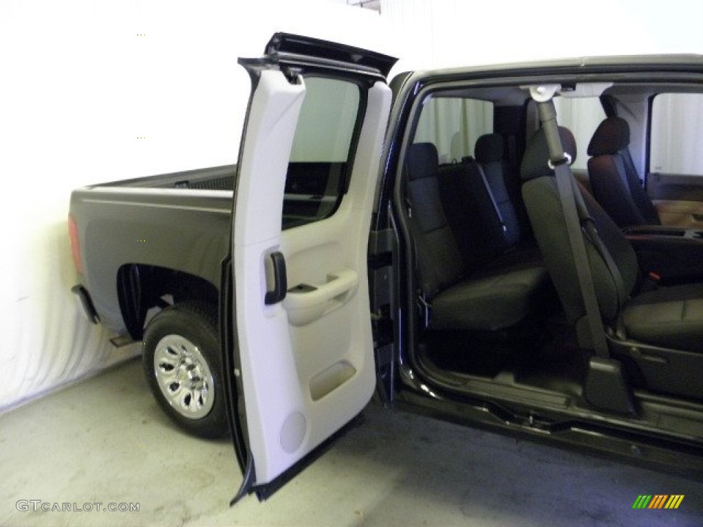 2010 Silverado 1500 Extended Cab - Black Granite Metallic / Dark Titanium photo #9