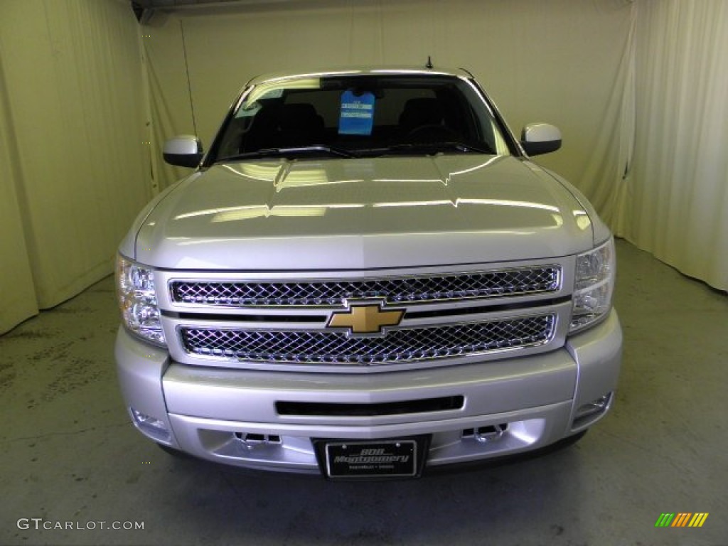 2012 Silverado 1500 LT Extended Cab - Silver Ice Metallic / Ebony photo #2