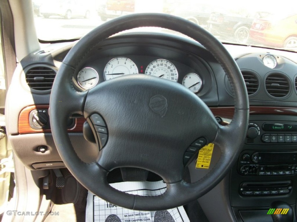 2000 Chrysler 300 M Sedan Agate Steering Wheel Photo #69863926