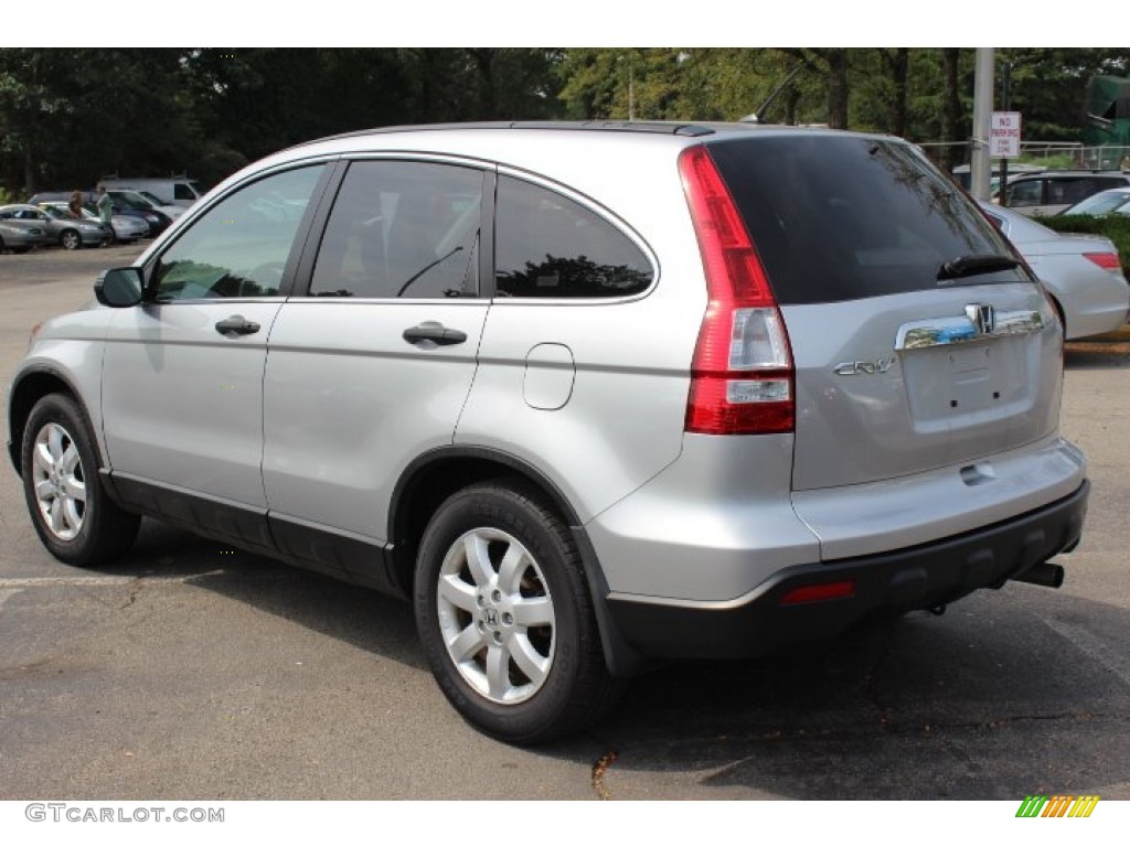 2009 CR-V EX 4WD - Alabaster Silver Metallic / Black photo #7