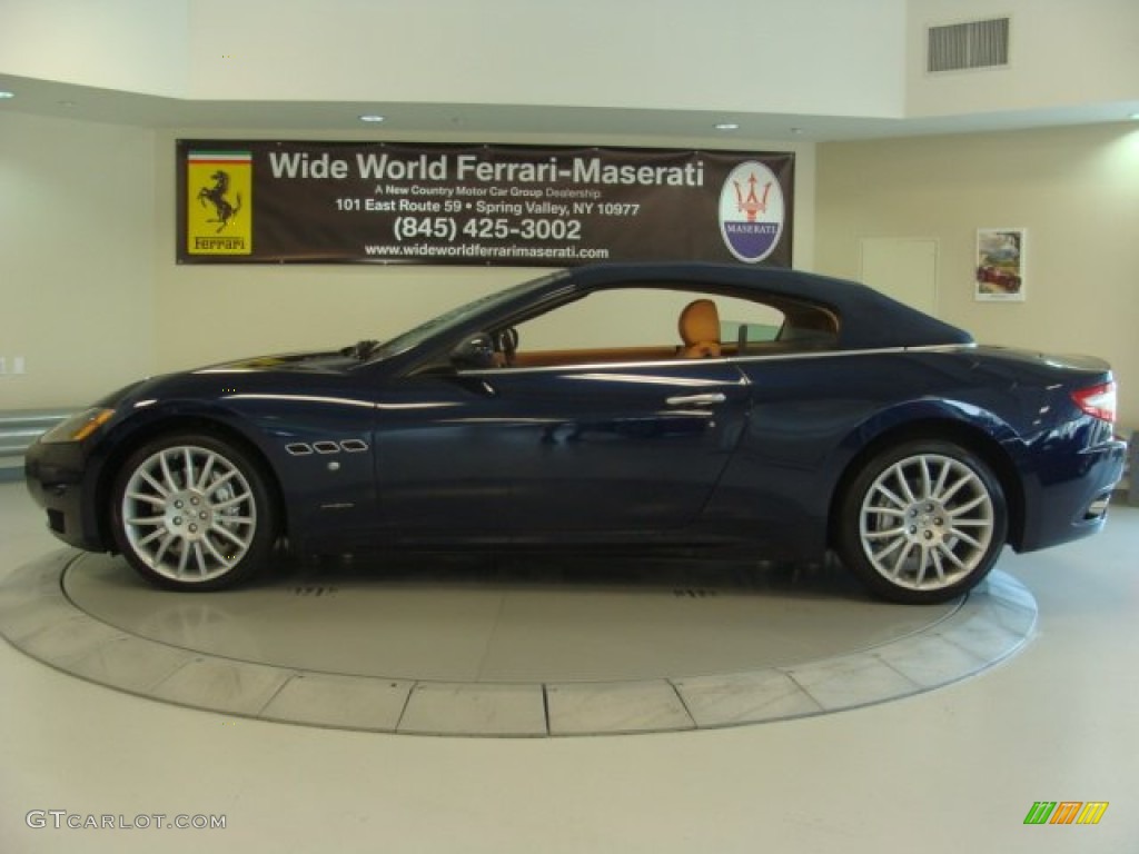2011 GranTurismo Convertible GranCabrio - Blu Oceano (Blue Metallic) / Cuoio photo #7