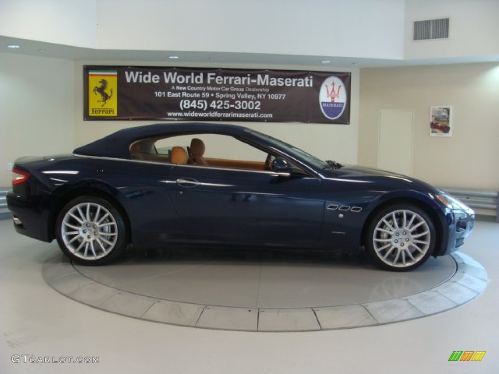 2011 GranTurismo Convertible GranCabrio - Blu Oceano (Blue Metallic) / Cuoio photo #15