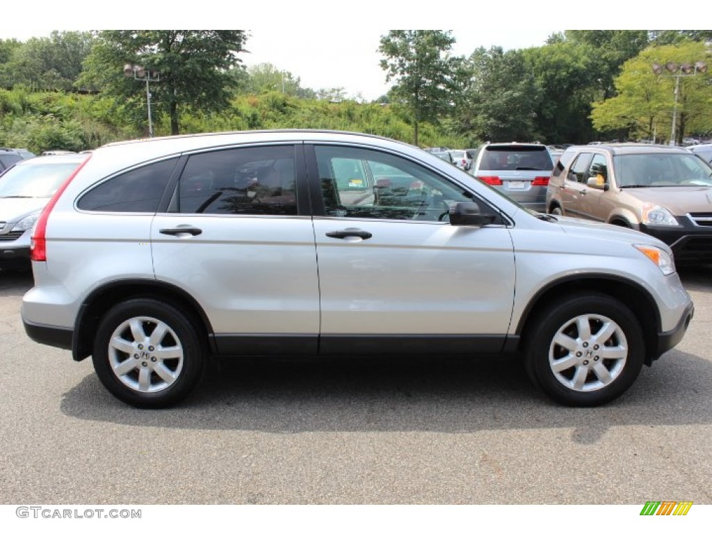 2009 CR-V EX 4WD - Alabaster Silver Metallic / Black photo #4
