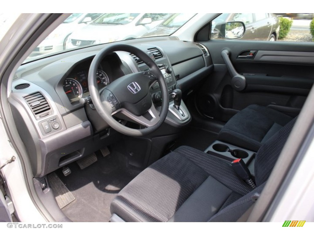 2009 CR-V EX 4WD - Alabaster Silver Metallic / Black photo #9