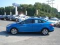 2012 Blue Candy Metallic Ford Focus SEL Sedan  photo #5