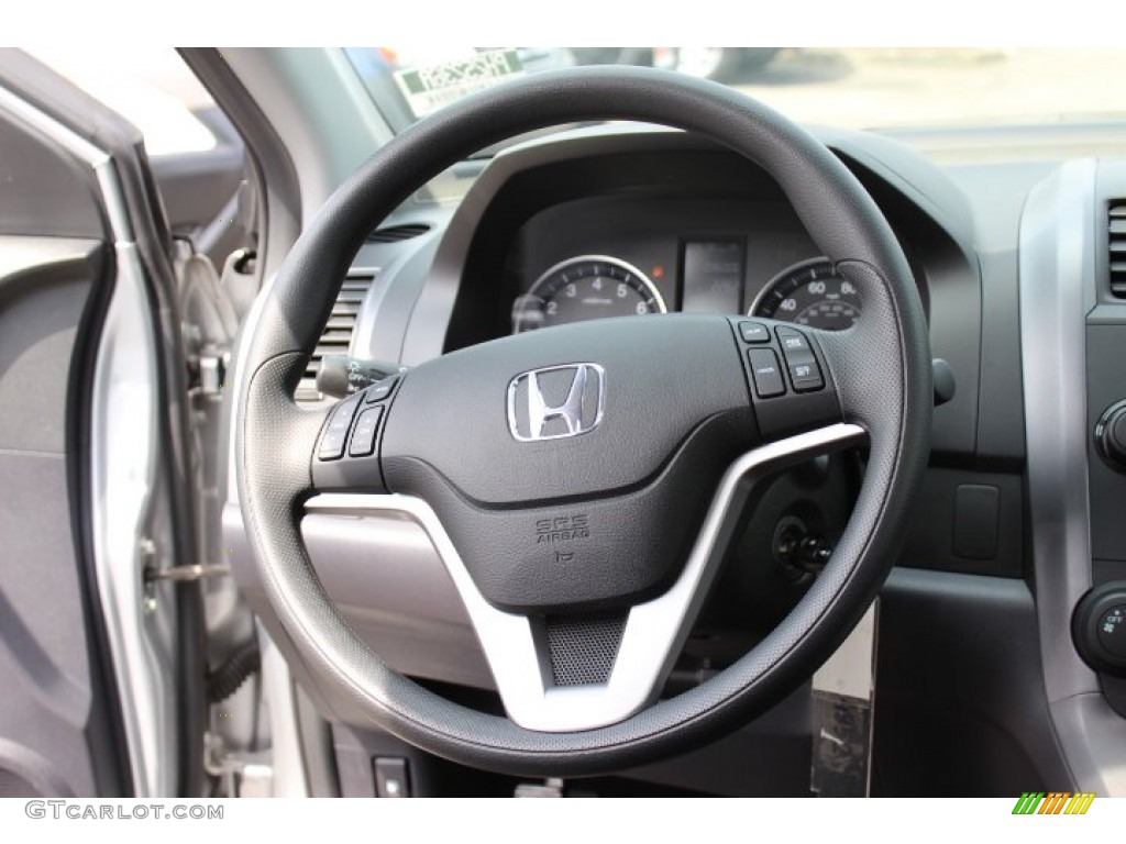 2009 CR-V EX 4WD - Alabaster Silver Metallic / Black photo #14