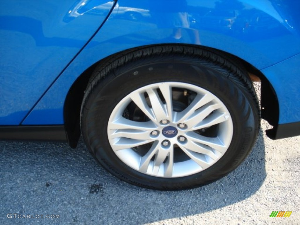 2012 Focus SEL Sedan - Blue Candy Metallic / Charcoal Black photo #9