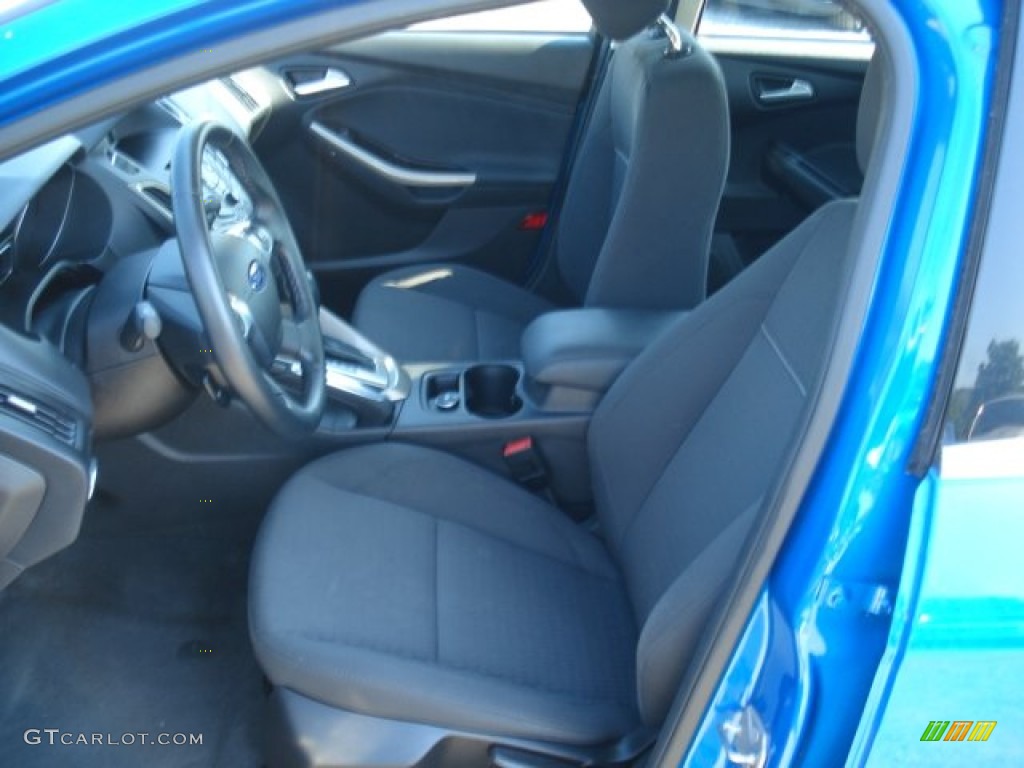2012 Focus SEL Sedan - Blue Candy Metallic / Charcoal Black photo #11