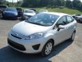 2013 Ingot Silver Ford Fiesta SE Sedan  photo #4