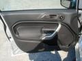 Charcoal Black/Blue Accent 2013 Ford Fiesta SE Sedan Door Panel
