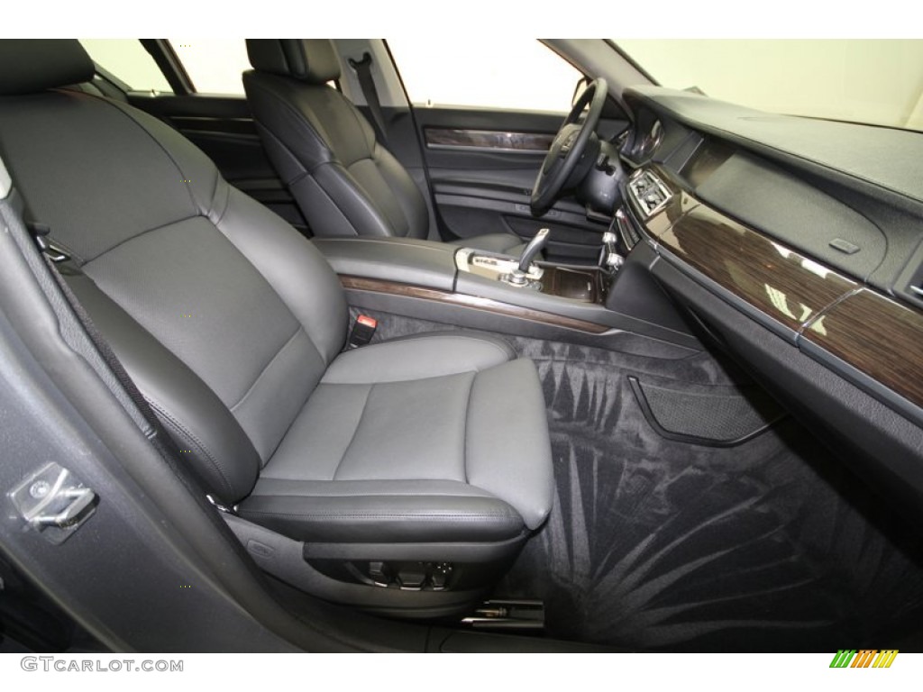 2009 7 Series 750i Sedan - Space Grey Metallic / Black Nappa Leather photo #48