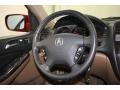 2006 Acura MDX Saddle/Black Interior Steering Wheel Photo