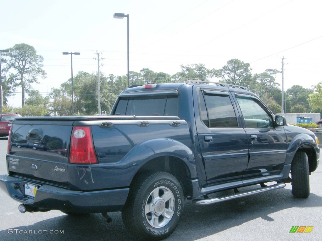 2004 Explorer Sport Trac Adrenalin - Dark Blue Pearl Metallic / Medium Dark Flint photo #14