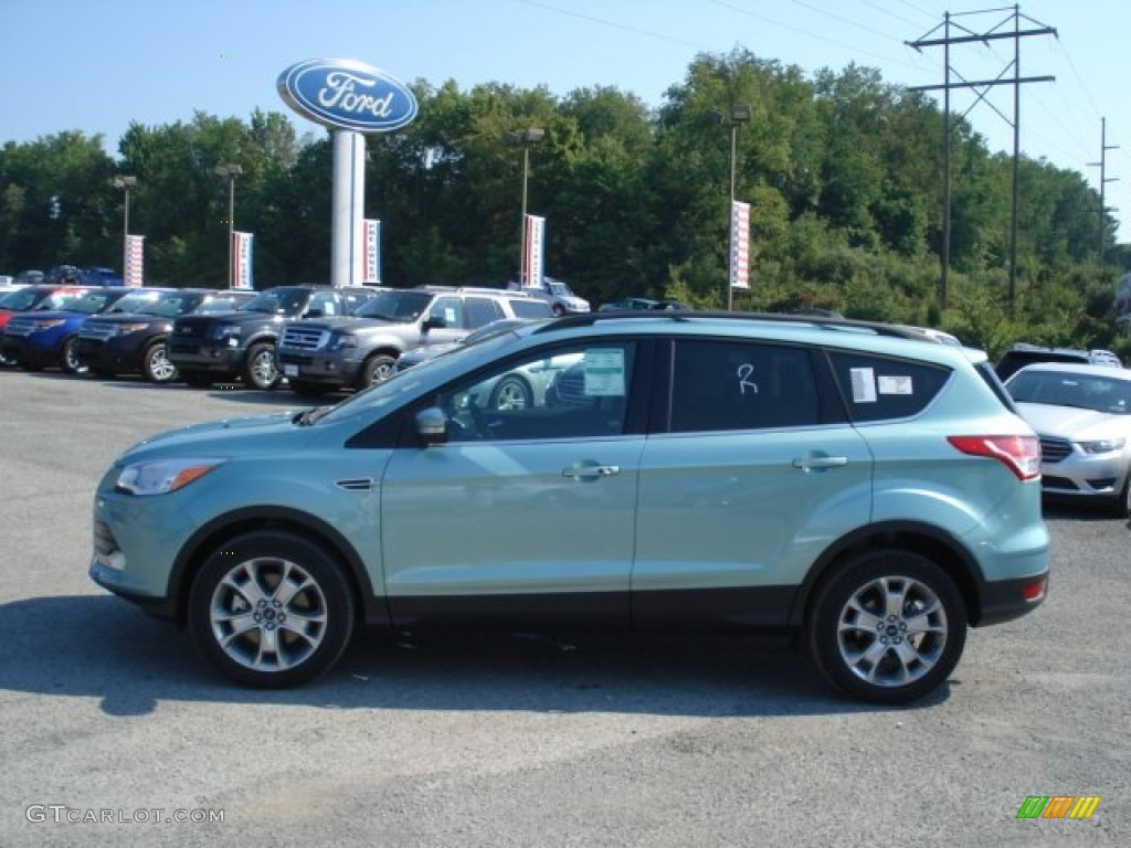 Frosted Glass Metallic 2013 Ford Escape SEL 1.6L EcoBoost 4WD Exterior Photo #69869308