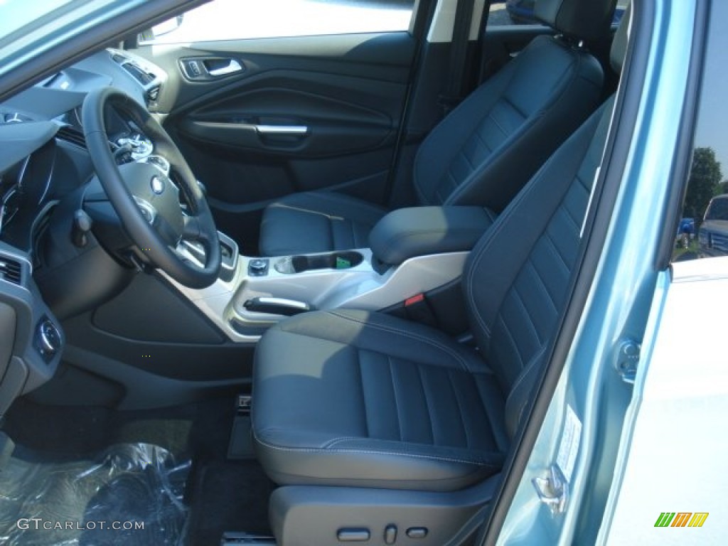 Charcoal Black Interior 2013 Ford Escape SEL 1.6L EcoBoost 4WD Photo #69869367