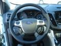 Charcoal Black 2013 Ford Escape SEL 1.6L EcoBoost 4WD Steering Wheel