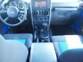 2010 Jeep Wrangler Unlimited Dark Slate Gray/Blue Interior Dashboard Photo