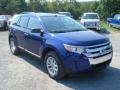 2013 Deep Impact Blue Metallic Ford Edge SE  photo #2