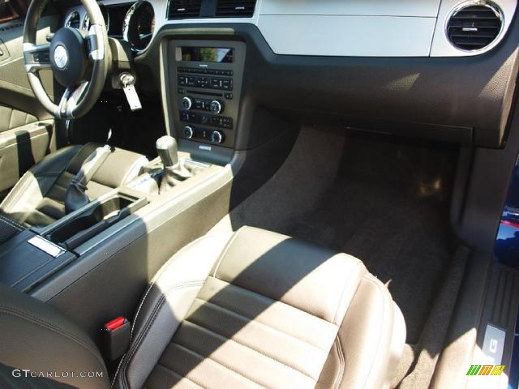 2012 Mustang V6 Premium Coupe - Kona Blue Metallic / Charcoal Black photo #9