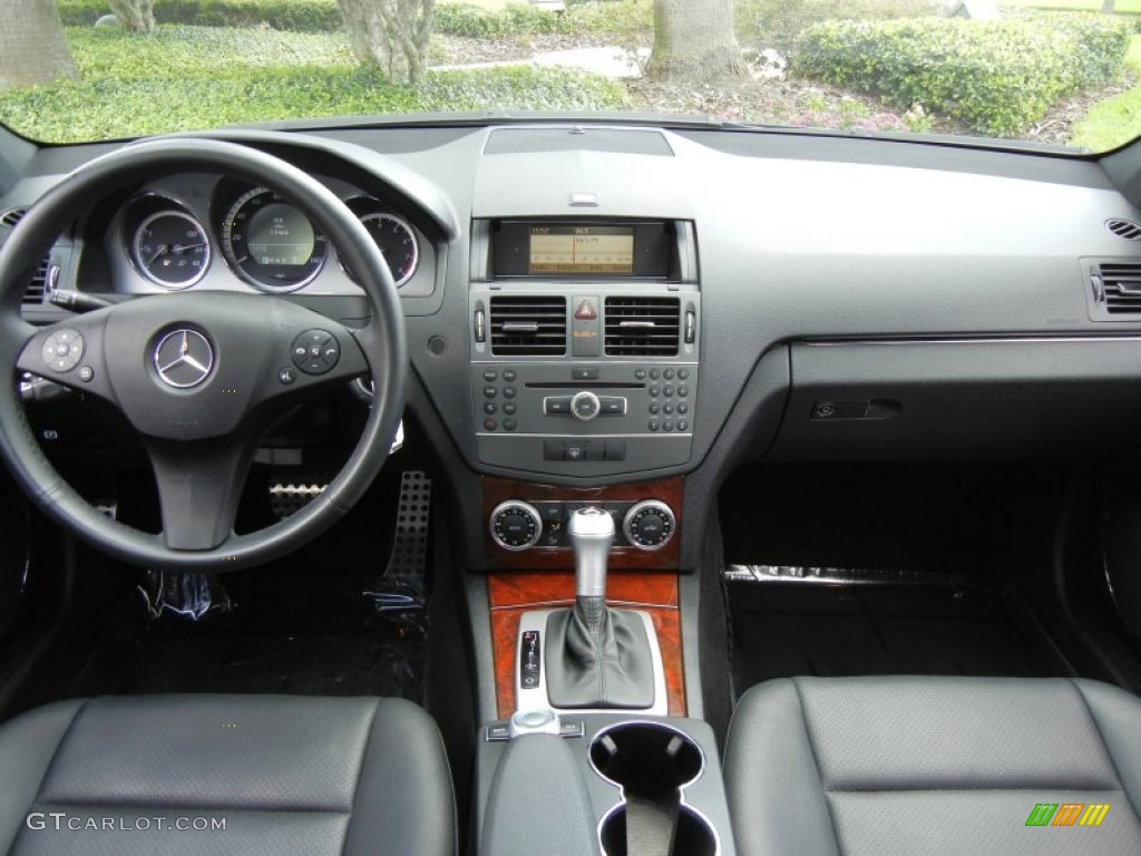 2011 Mercedes-Benz C 350 Sport Black Dashboard Photo #69871516