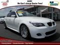 Alpine White 2008 BMW 5 Series 550i Sedan