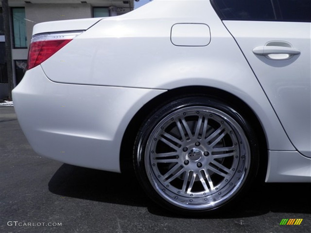 2008 BMW 5 Series 550i Sedan Custom Wheels Photo #69872017