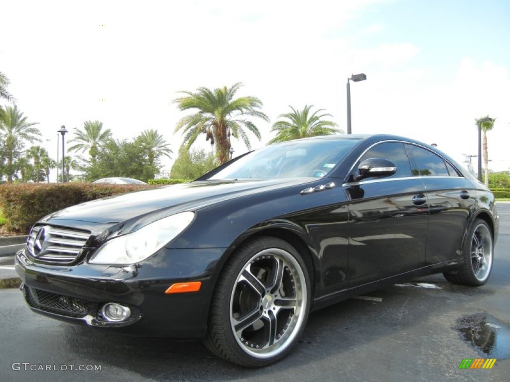 Black 2007 Mercedes-Benz CLS 550 Exterior Photo #69872443