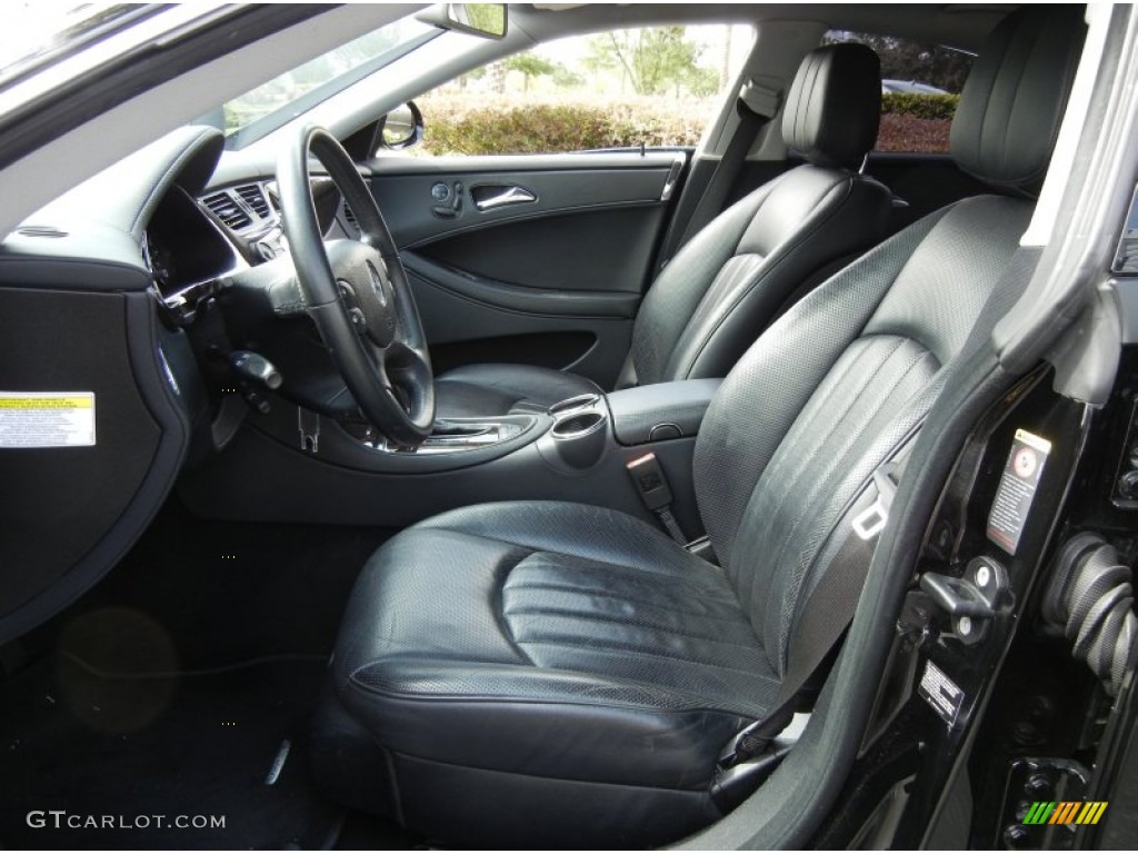 Black Interior 2007 Mercedes-Benz CLS 550 Photo #69872506