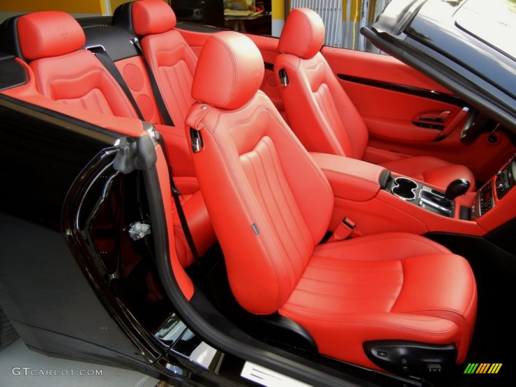 Rosso Corallo Interior 2011 Maserati GranTurismo Convertible GranCabrio Photo #69872776