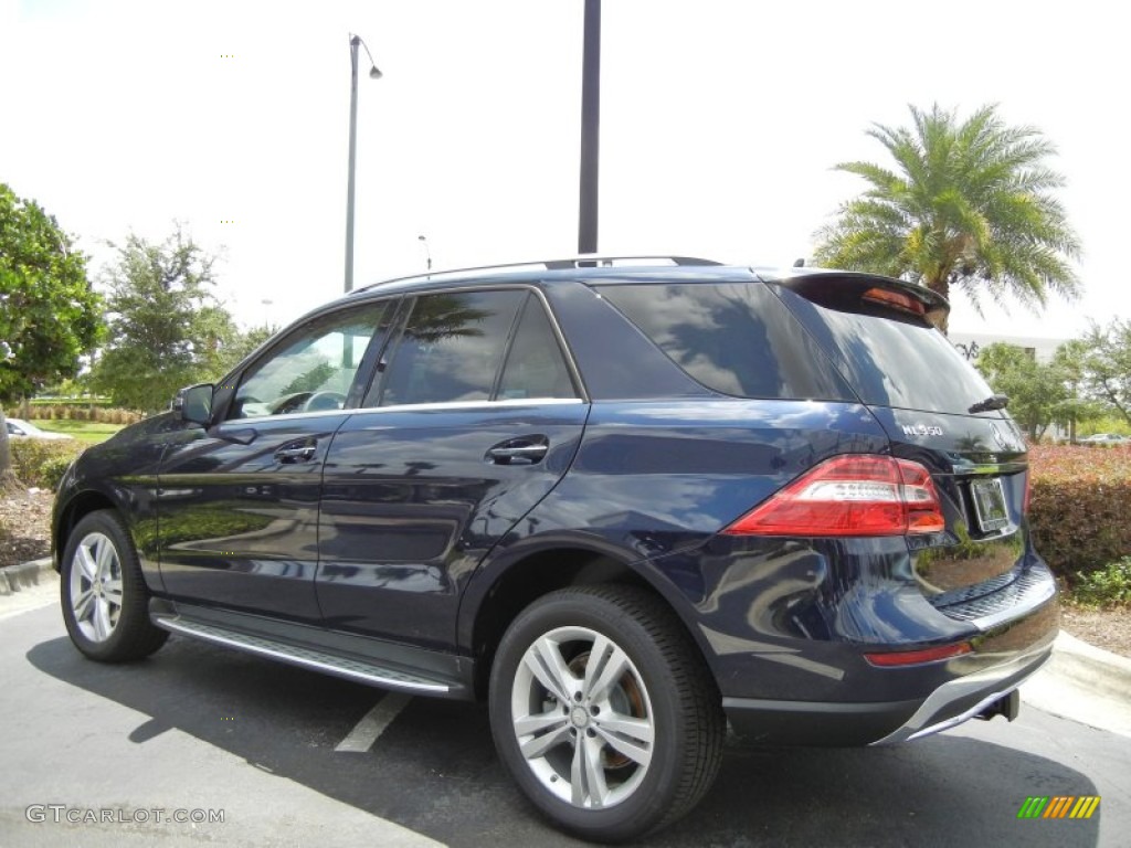 Lunar Blue Metallic 2013 Mercedes-Benz ML 350 4Matic Exterior Photo #69873415