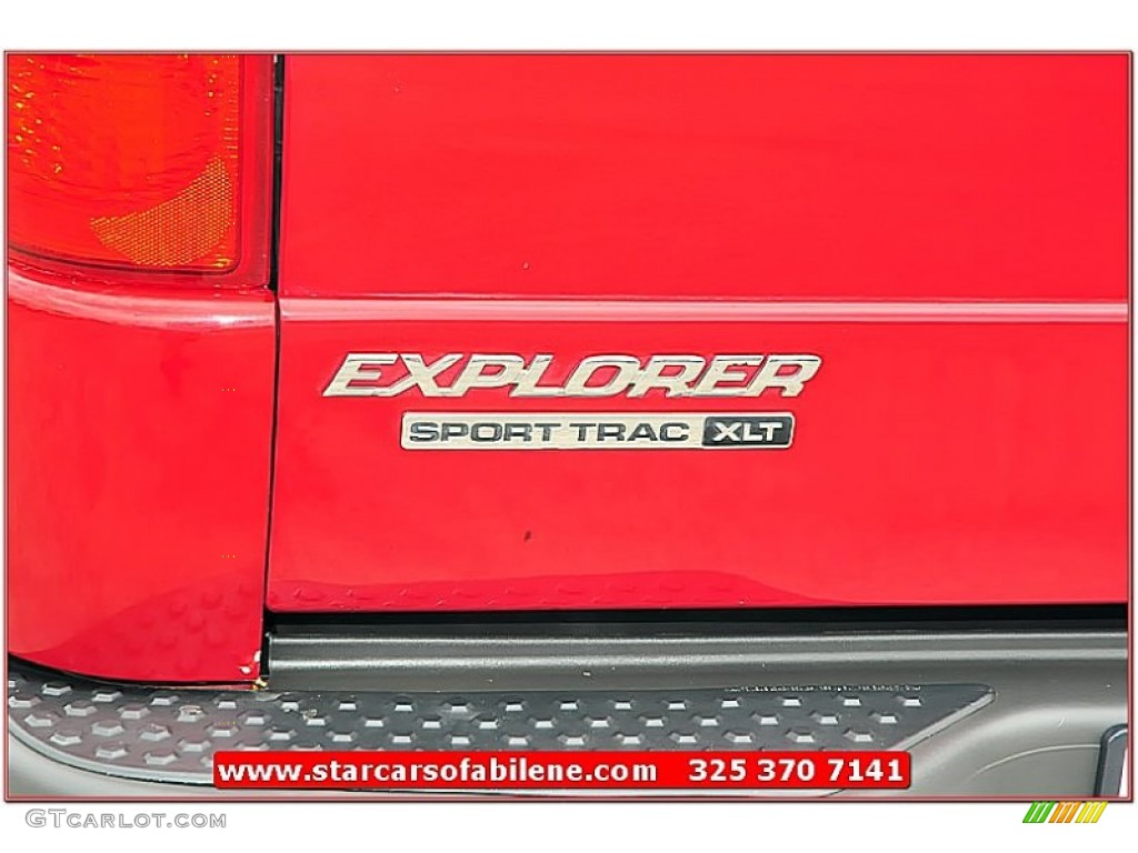 2005 Explorer Sport Trac XLT - Red Fire / Medium Dark Flint photo #4