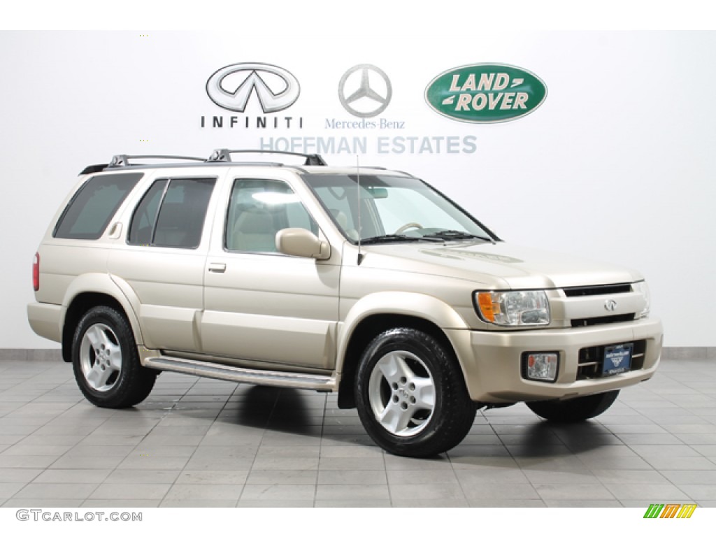 2001 QX4 4x4 - Tuscan Beige Metallic / Stone Beige photo #1