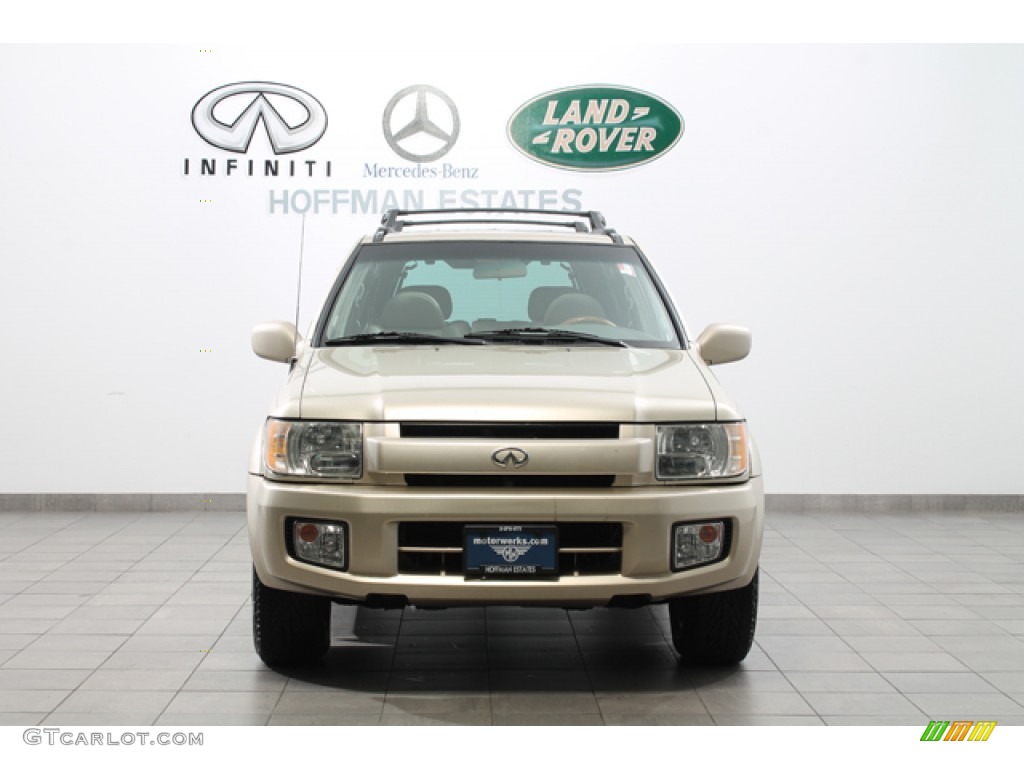 2001 QX4 4x4 - Tuscan Beige Metallic / Stone Beige photo #3