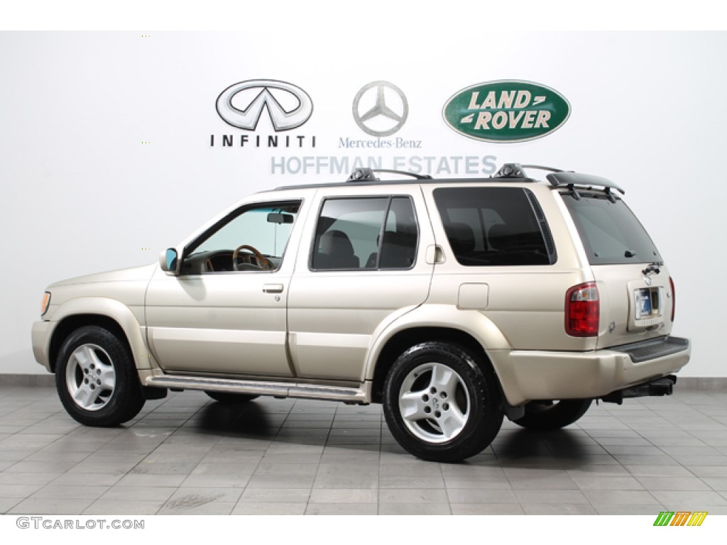 2001 QX4 4x4 - Tuscan Beige Metallic / Stone Beige photo #5