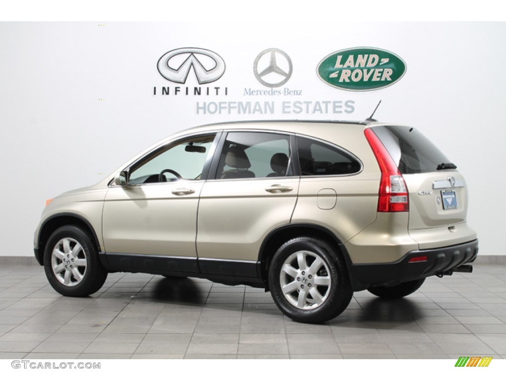 2008 CR-V EX-L - Borrego Beige Metallic / Ivory photo #5