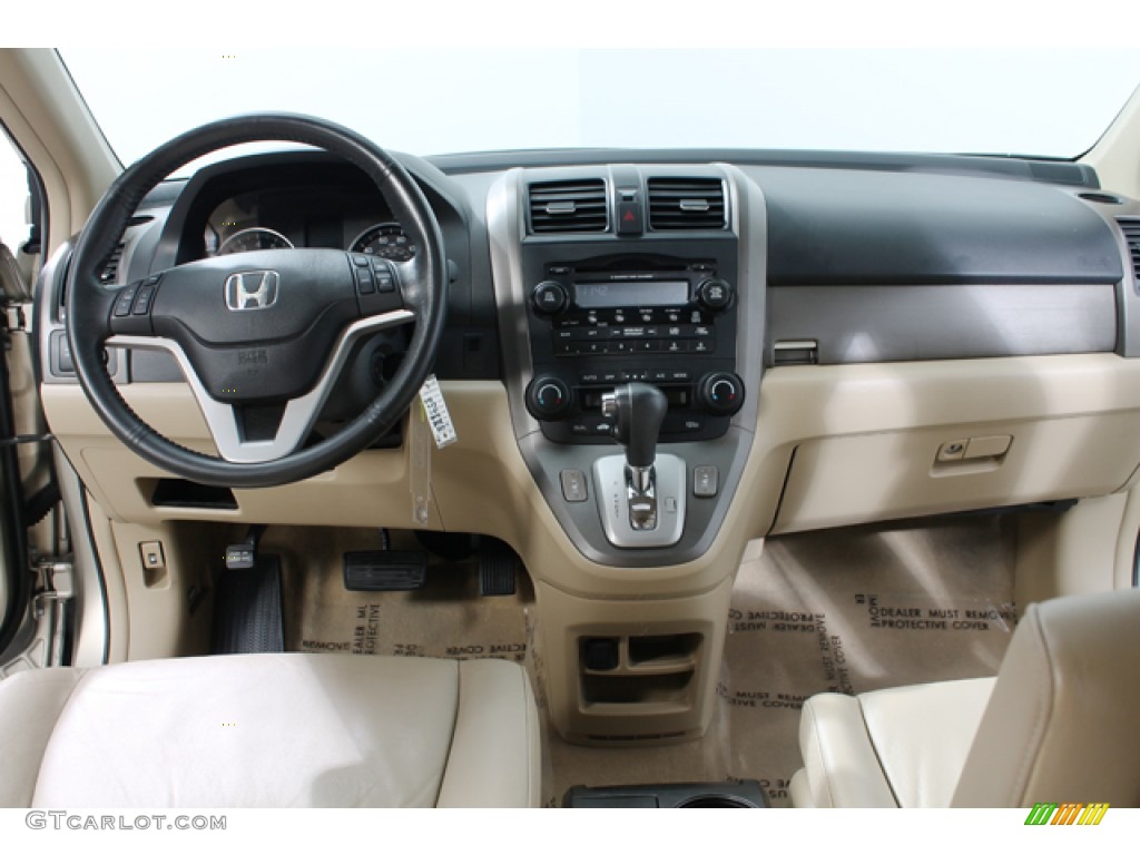 2008 CR-V EX-L - Borrego Beige Metallic / Ivory photo #6