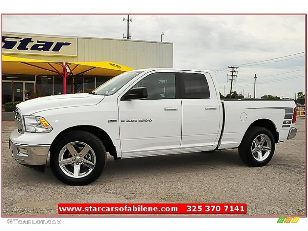 Bright White Dodge Ram 1500