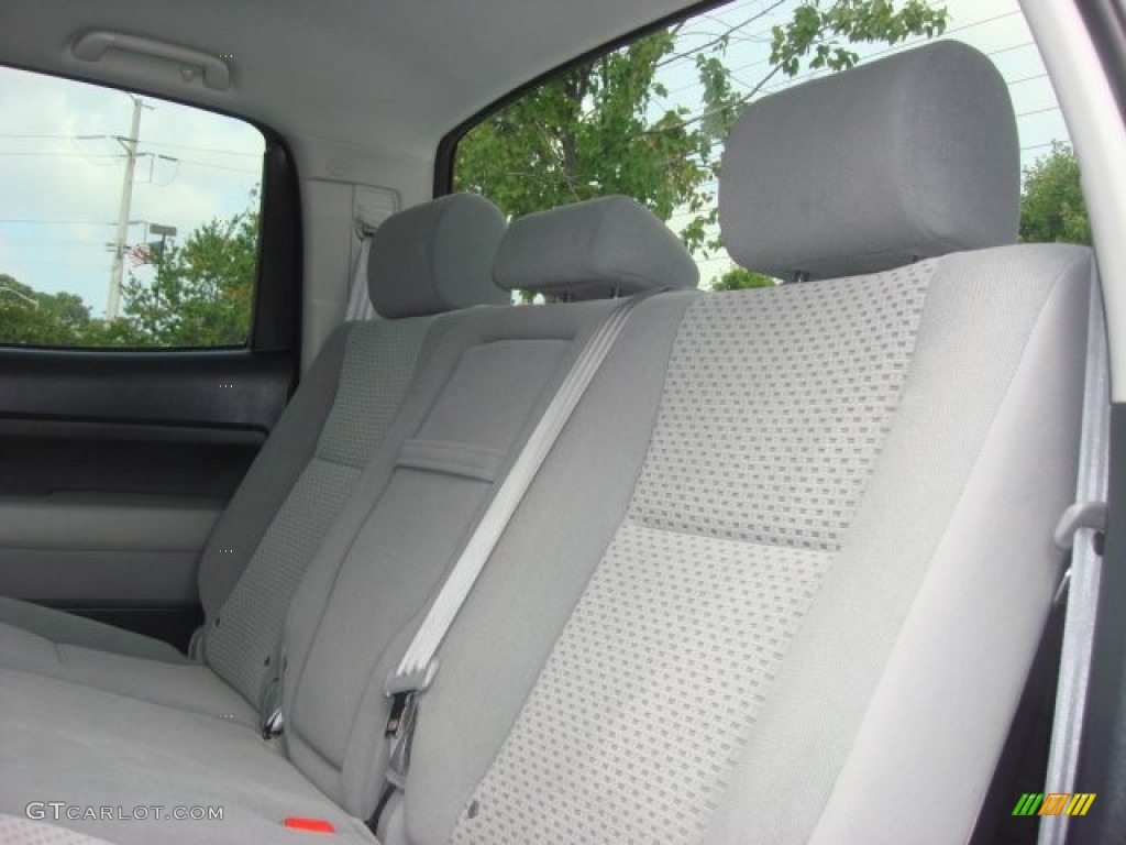 2010 Tundra SR5 CrewMax - Super White / Graphite Gray photo #9